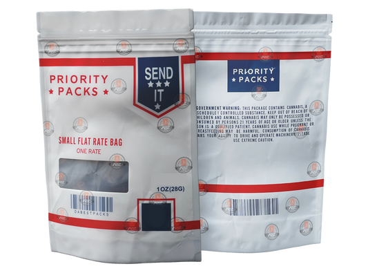 Priority Packs Combo Mylar Bags 1 lb + 50 oz + 100 3.5g + 100 g