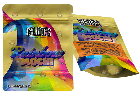 Rainbow Mochi Mylar bag 3.5g Holographic Elate