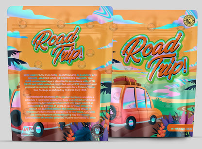 Road Trip Holographic Mylar bag 3.5g - Black Unicorn - Packaging only - Black Unicorn Hub