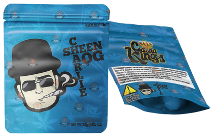 Charlie Sheen OG Mylar zip lock bag 3.5G