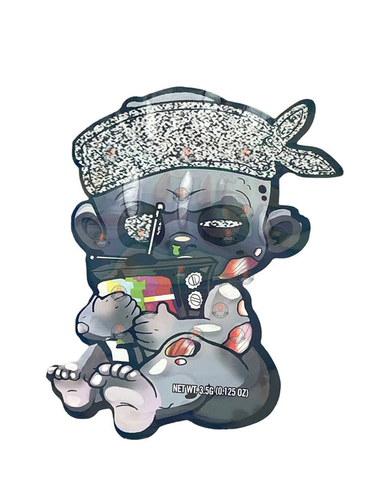 Static Pack Baby I Can't Feel My Face Cut Out Mylar Bags 3.5g Hight Tolerance ICFMF - Black Unicorn Hub