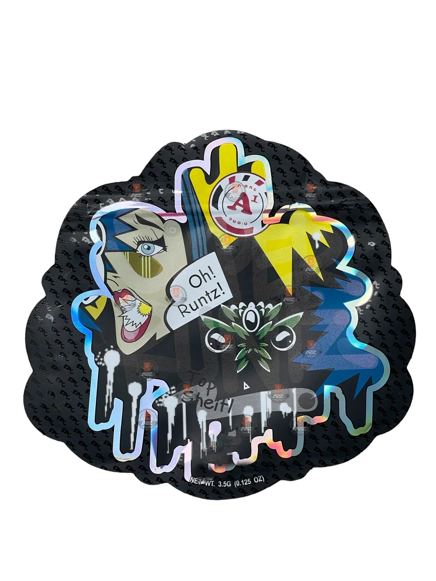 Don Merfos Super bag 3.5g Holographic Mylar bag - Black Unicorn Hub