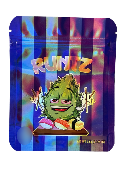 Sushi 3.5g Mylar Bag Holographic