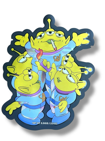 A1 Exotics The ZAAAAA Mylar Bags with Boxes 3.5g Box Packaging Toys Story