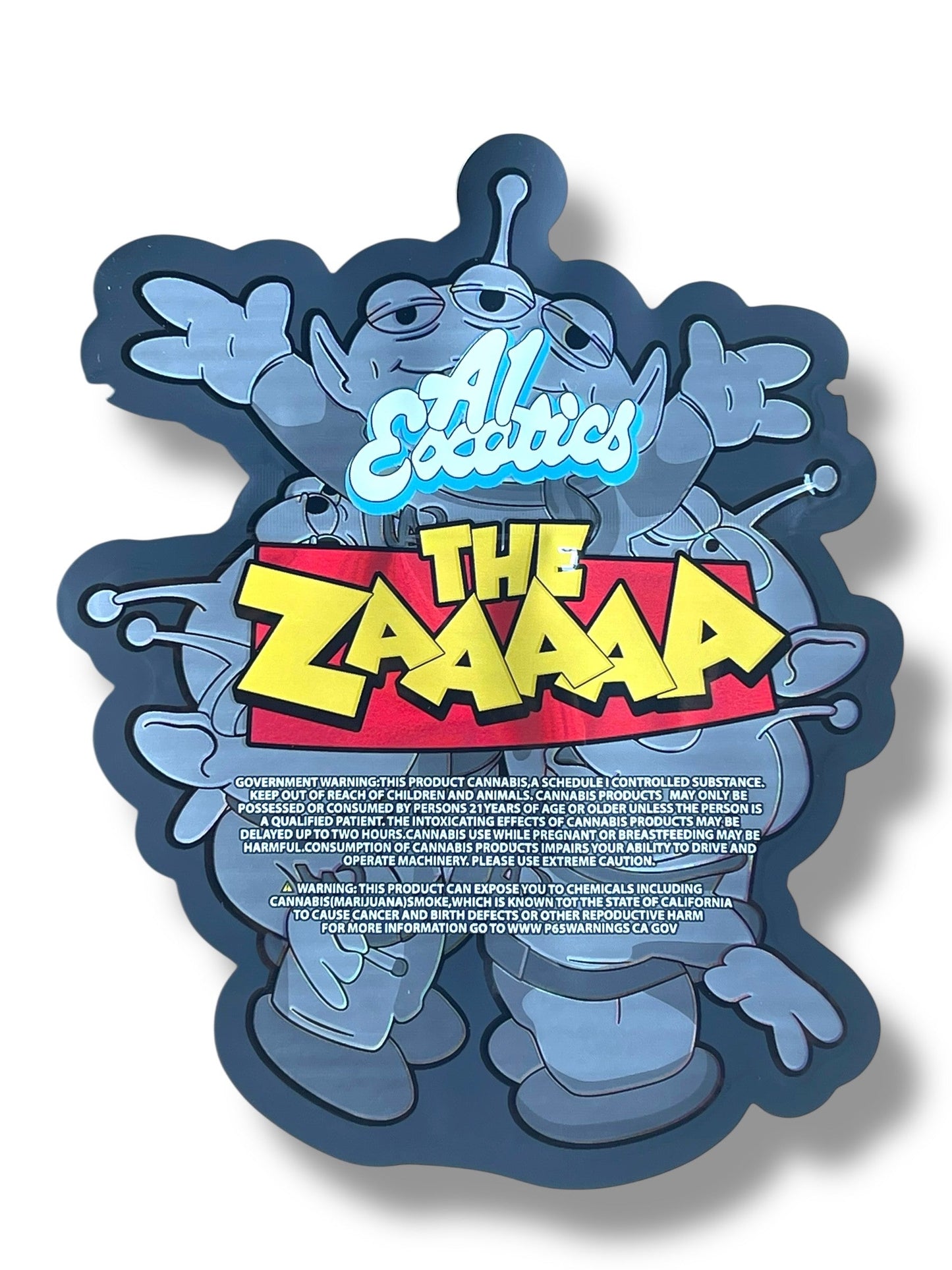 A1 Exotics The ZAAAAA Mylar Bags with Boxes 3.5g Box Packaging Toys Story