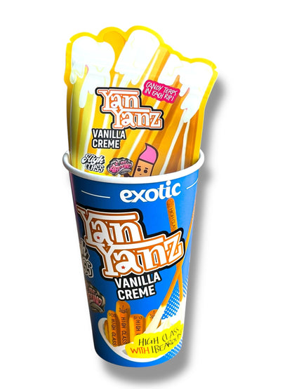 Vanilla Creme Yan Yanz Exotic 3.5g Cup and Bag Combo (TERP NOT INCLUDED)