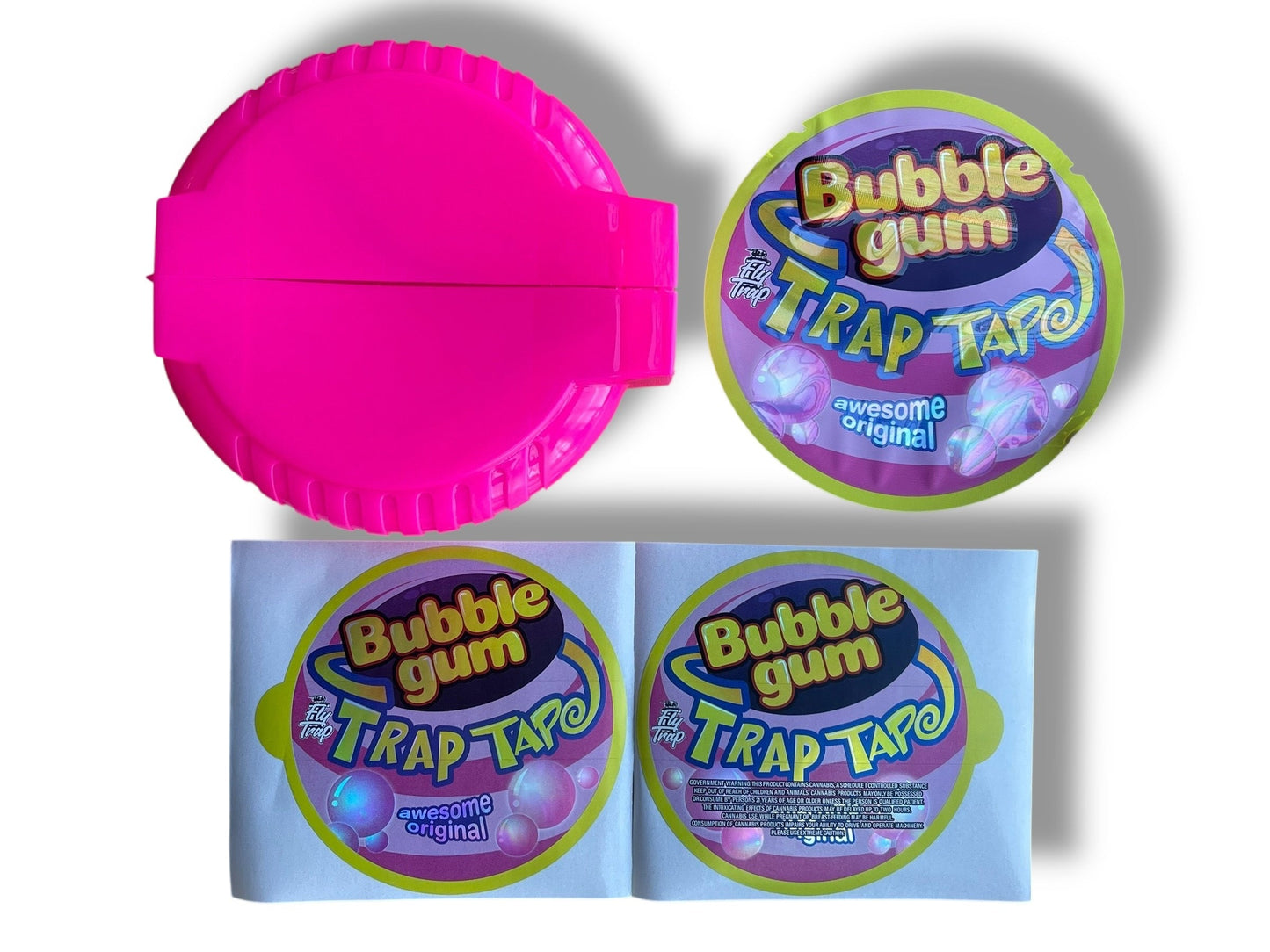 Bubble Gum Trap Tape 3.5g Plastic Container