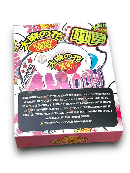 Kandy Depo Mochi Mylar Bags with Boxes 3.5g Box Packaging Holographic