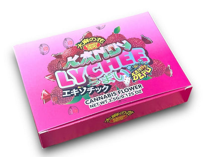 Kandy Depo Kandy Lychee Mylar Bags with Boxes 3.5g Box Packaging Holographic
