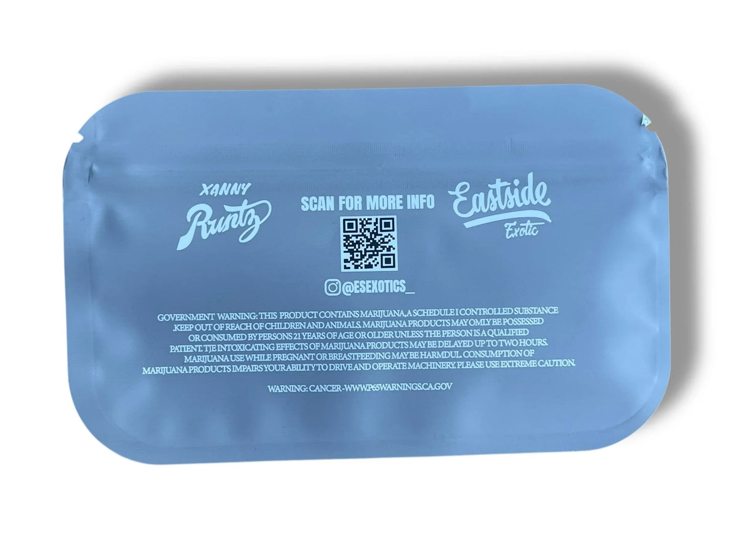 Mylar Bags with Boxes 3.5g Box Packaging Eastside Xanax - Black Unicorn Hub