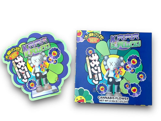 Kandy Depo Kama Kawzi Mylar Bags with Boxes 3.5g Box Packaging Holographic