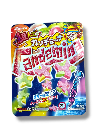 Candemina Fruity Assorted Gummy Edible Packaging 3.5g Mylar bags - packaging only 1