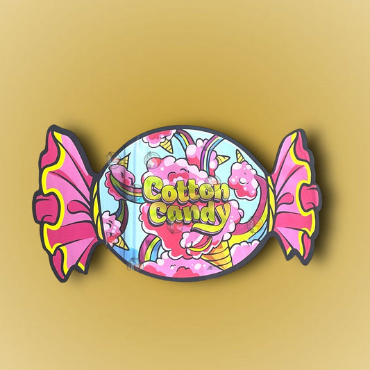 Cotton Candy 3.5G Mylar Bags- Holographic