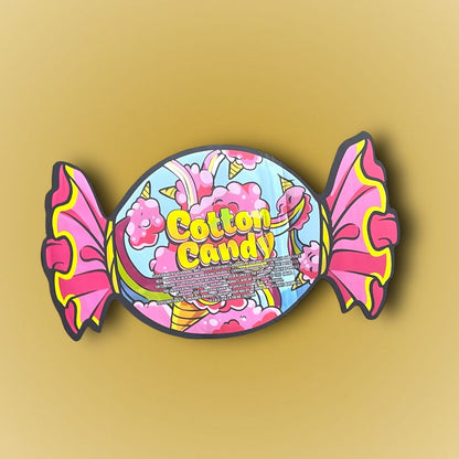 Cotton Candy 3.5G Mylar Bags- Holographic