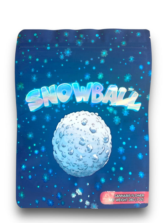 Snowball Dark 1OZ 28G Mylar Bag (50 Count)