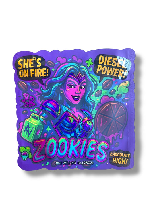 Zookies Mylar Bag 3.5g shape bag