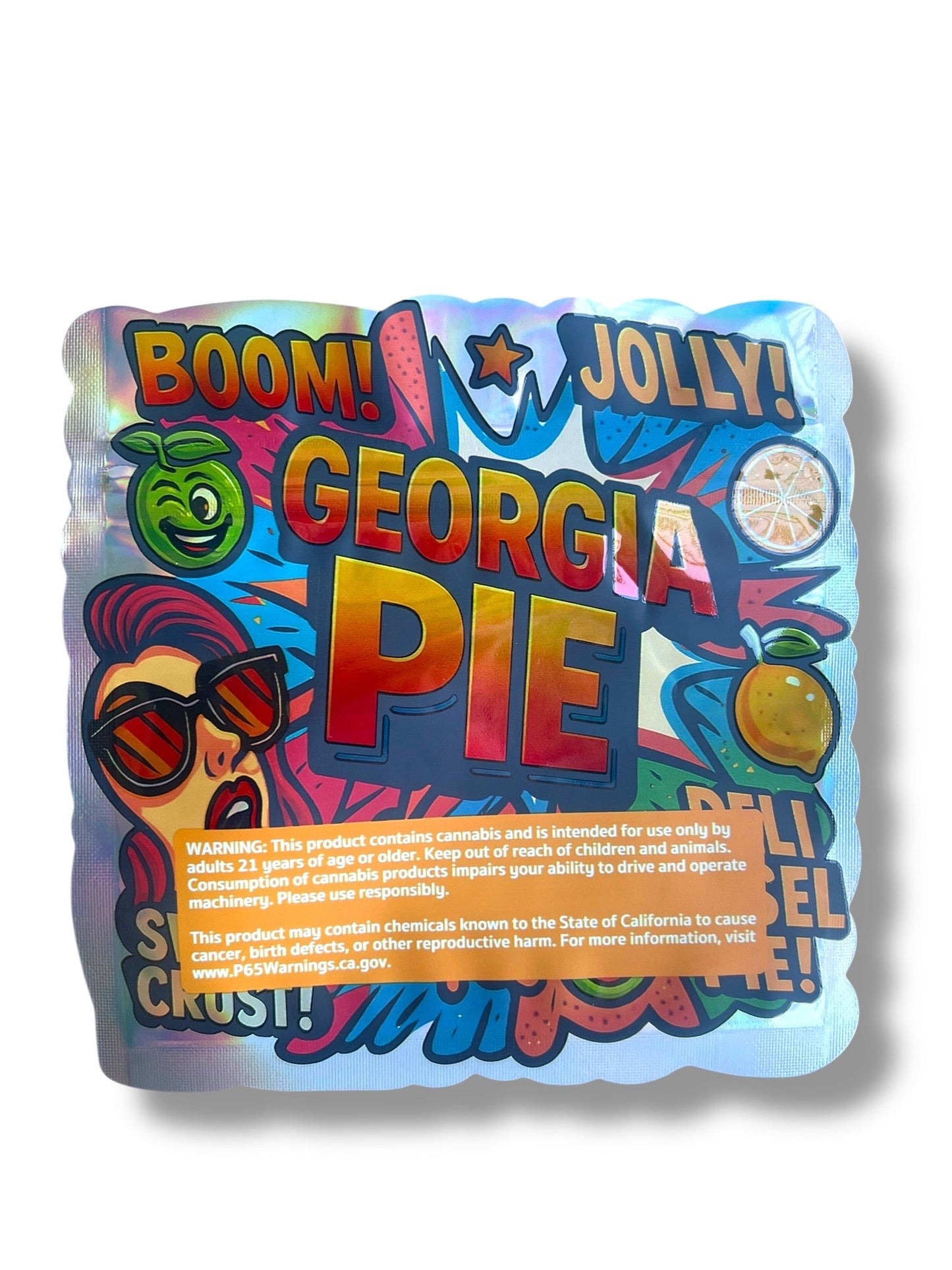 Georgia Pie Mylar Bag 3.5g shape bag