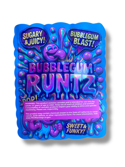 Bubblegum Runtz Mylar Bag 3.5g - shape bags