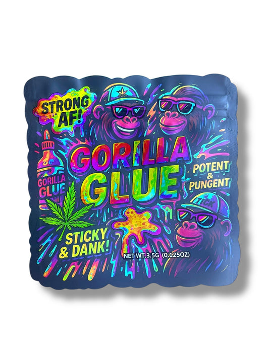 Gorilla Glue Mylar Bag 3.5g - shape bags