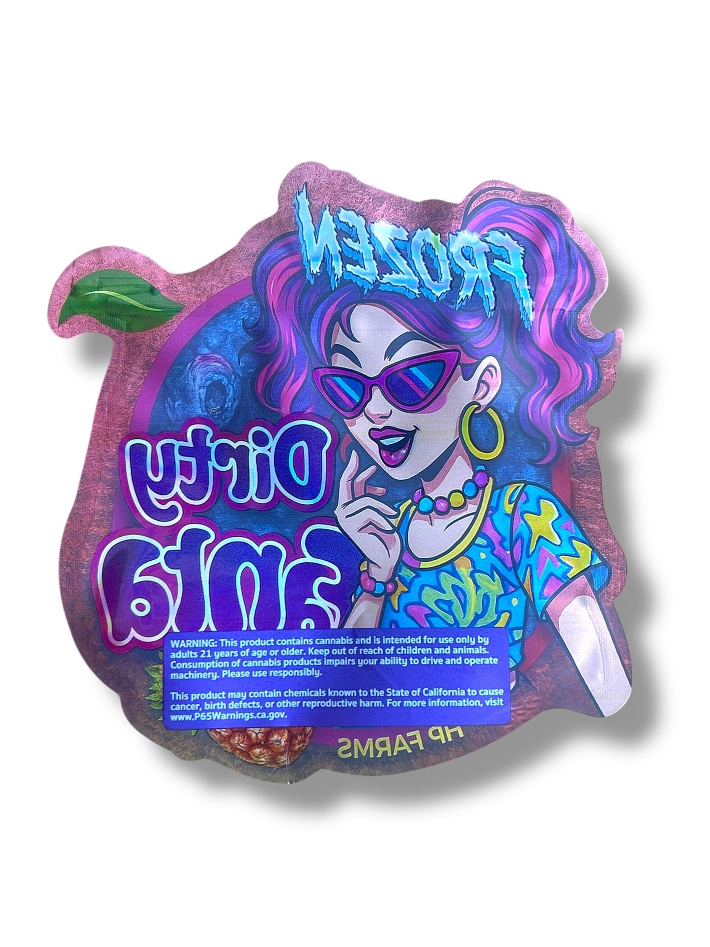 Frozen Dirty Fanta Mylar Bag 3.5g shape bags