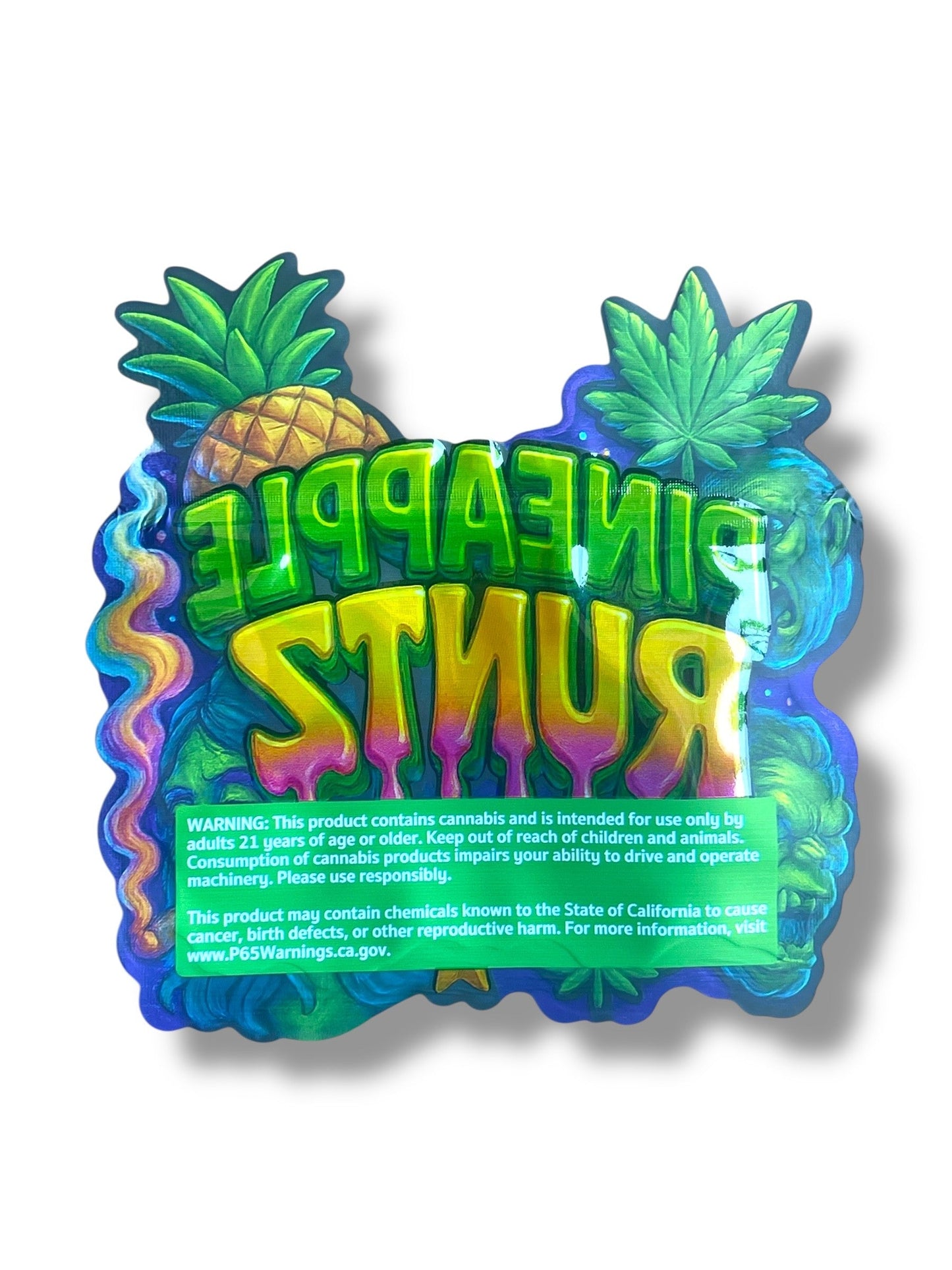 Pineapple Runtz Mylar Bag 3.5g shape bags