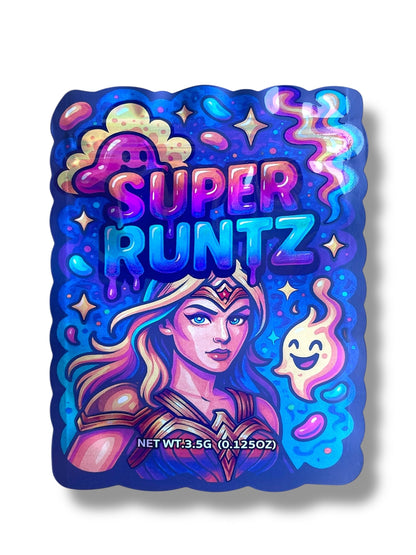 Super Runtz Mylar Bag 3.5g shape bags