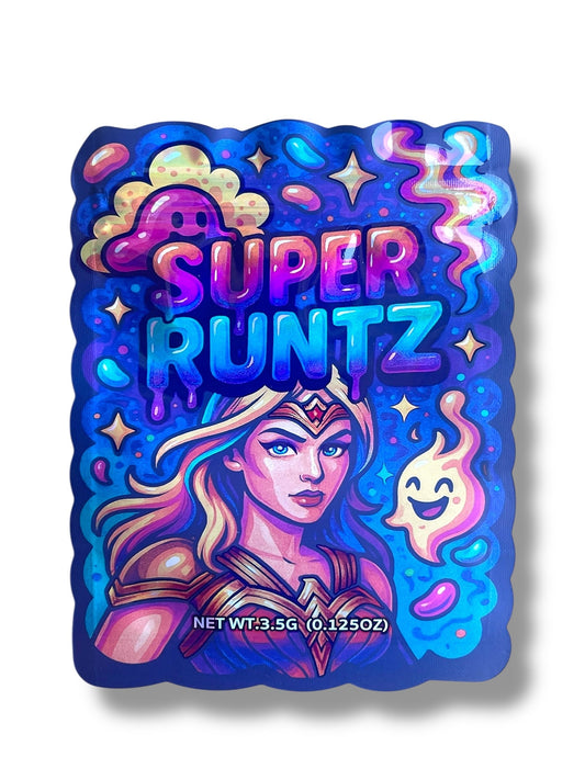 Super Runtz Mylar Bag 3.5g shape bags