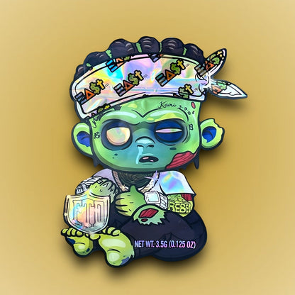 Rebel FTD East 3.5g Mylar Bag Holographic