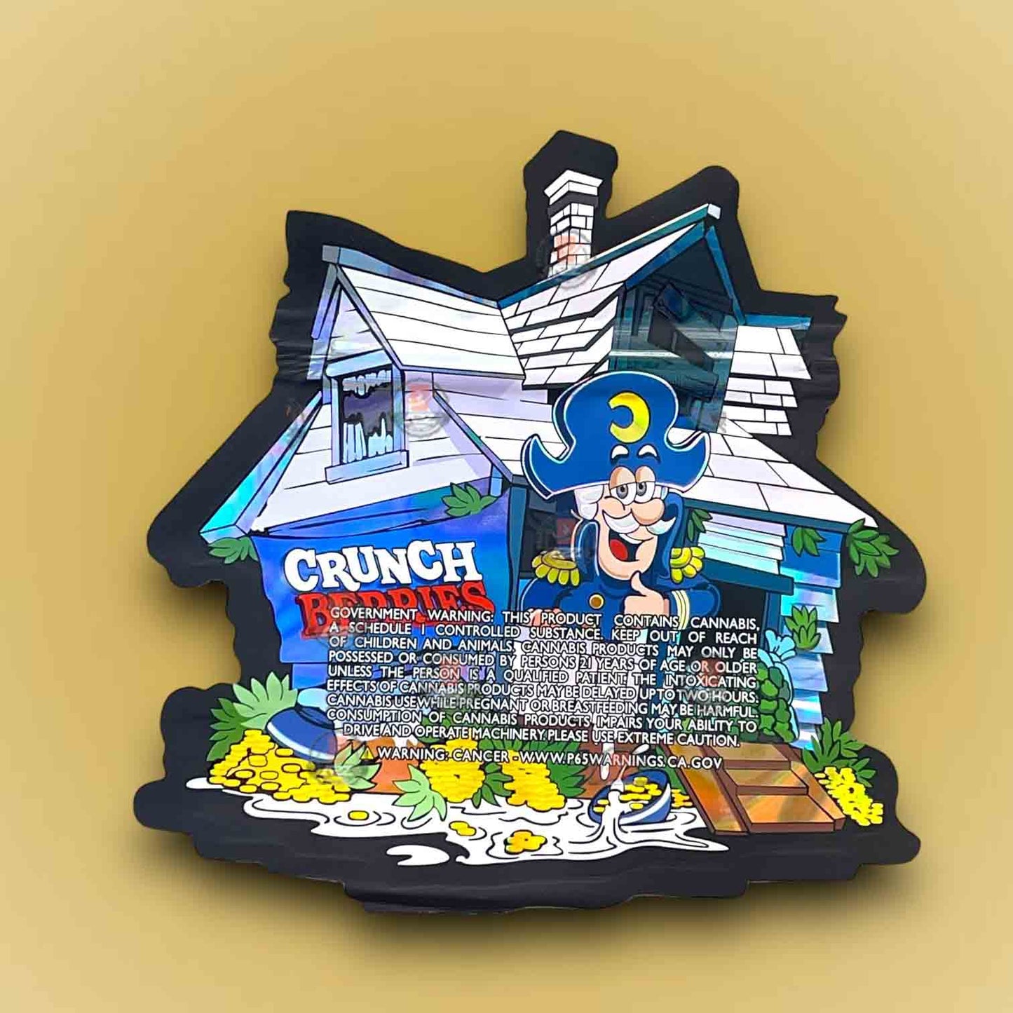 Crunch Berries 3.5g Mylar Bag Holographic