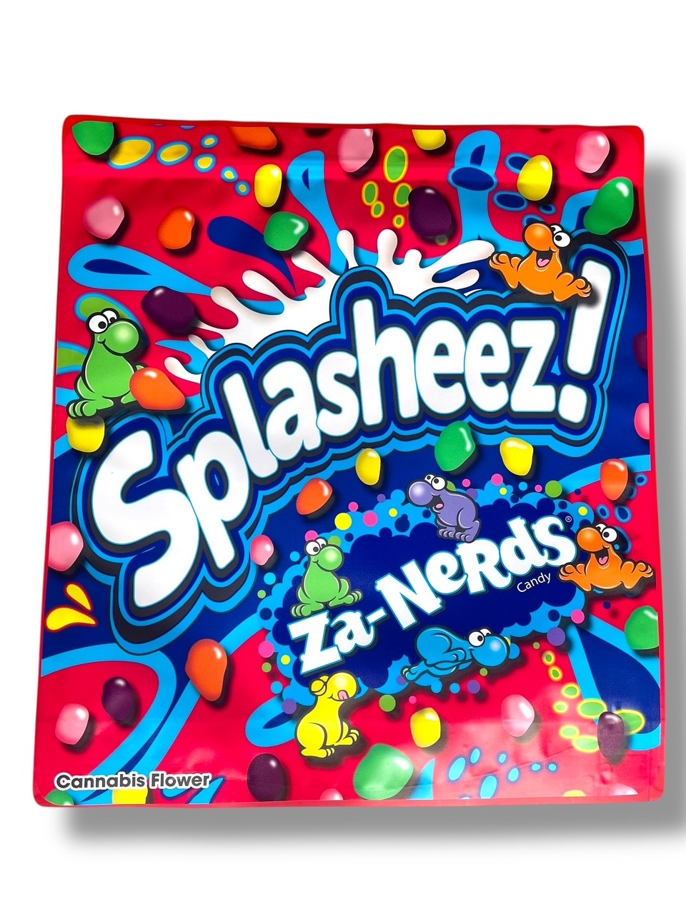 Splasheez Za-Combo Sticker Mylar Bags | Stand-Up 16oz, 1oz & 3.5g