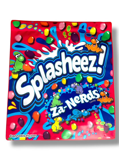 Splasheez Za-Combo Sticker Mylar Bags | Stand-Up 16oz, 1oz & 3.5g