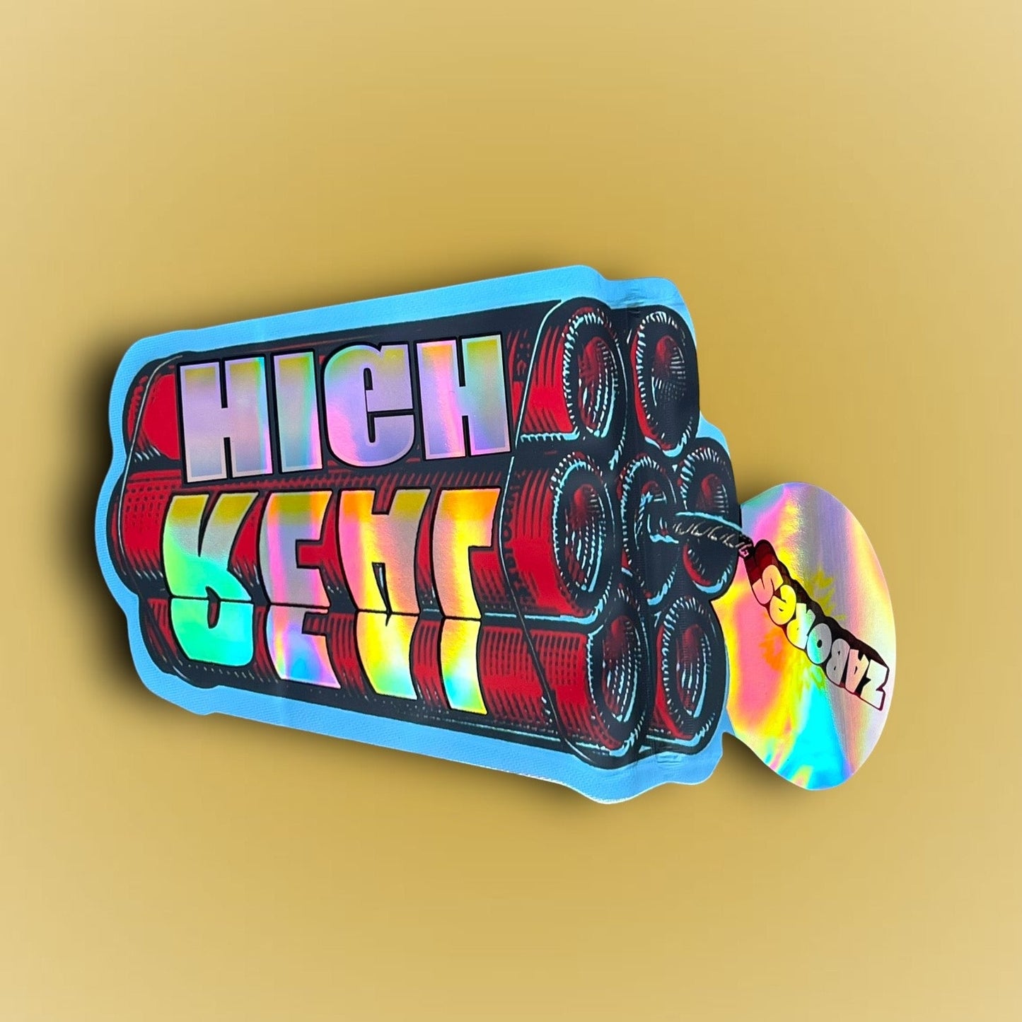 Real High Zabores 3.5g Mylar Bag Holographic