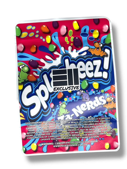Splasheez Za-Combo Sticker Mylar Bags | Stand-Up 16oz, 1oz & 3.5g