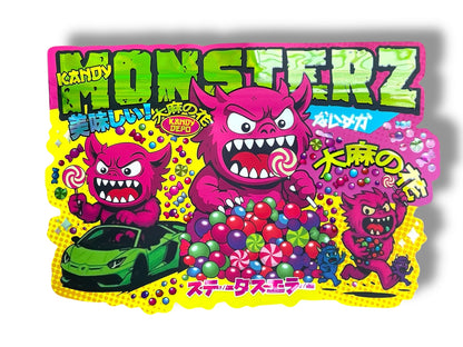 Kandy Monsterz 3.5g Mylar Bag- Packaging Only