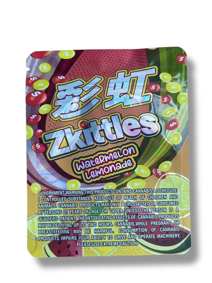 Zkittles Watermelon Lemonade 3.5g Mylar Bag- Packaging Only