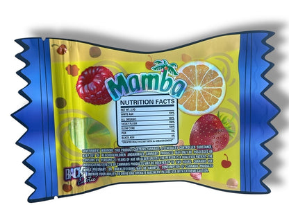 Mamba Back Street Exotic 3.5g Mylar Bag- Packaging Only