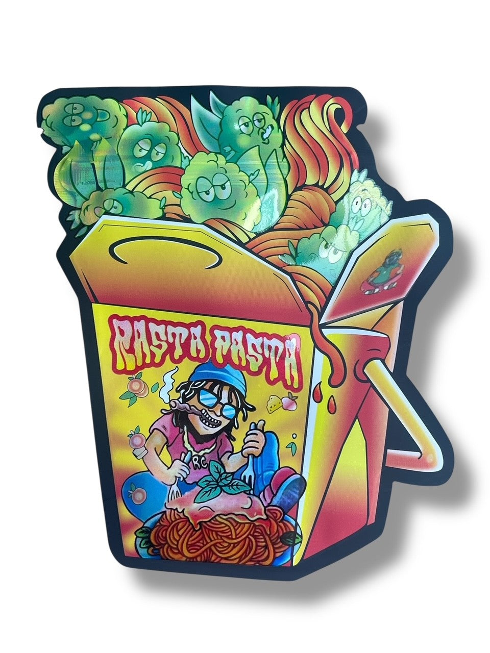 Rasta Pasta 3.5g Mylar Bag- Packaging Only