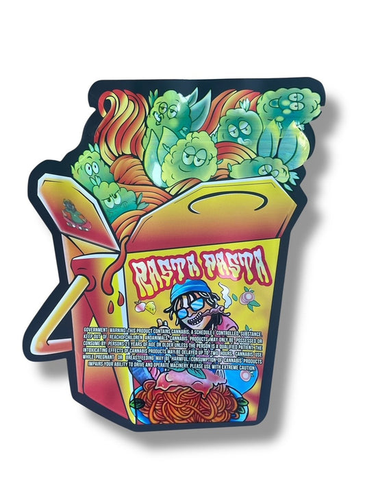 Rasta Pasta 3.5g Mylar Bag- Packaging Only