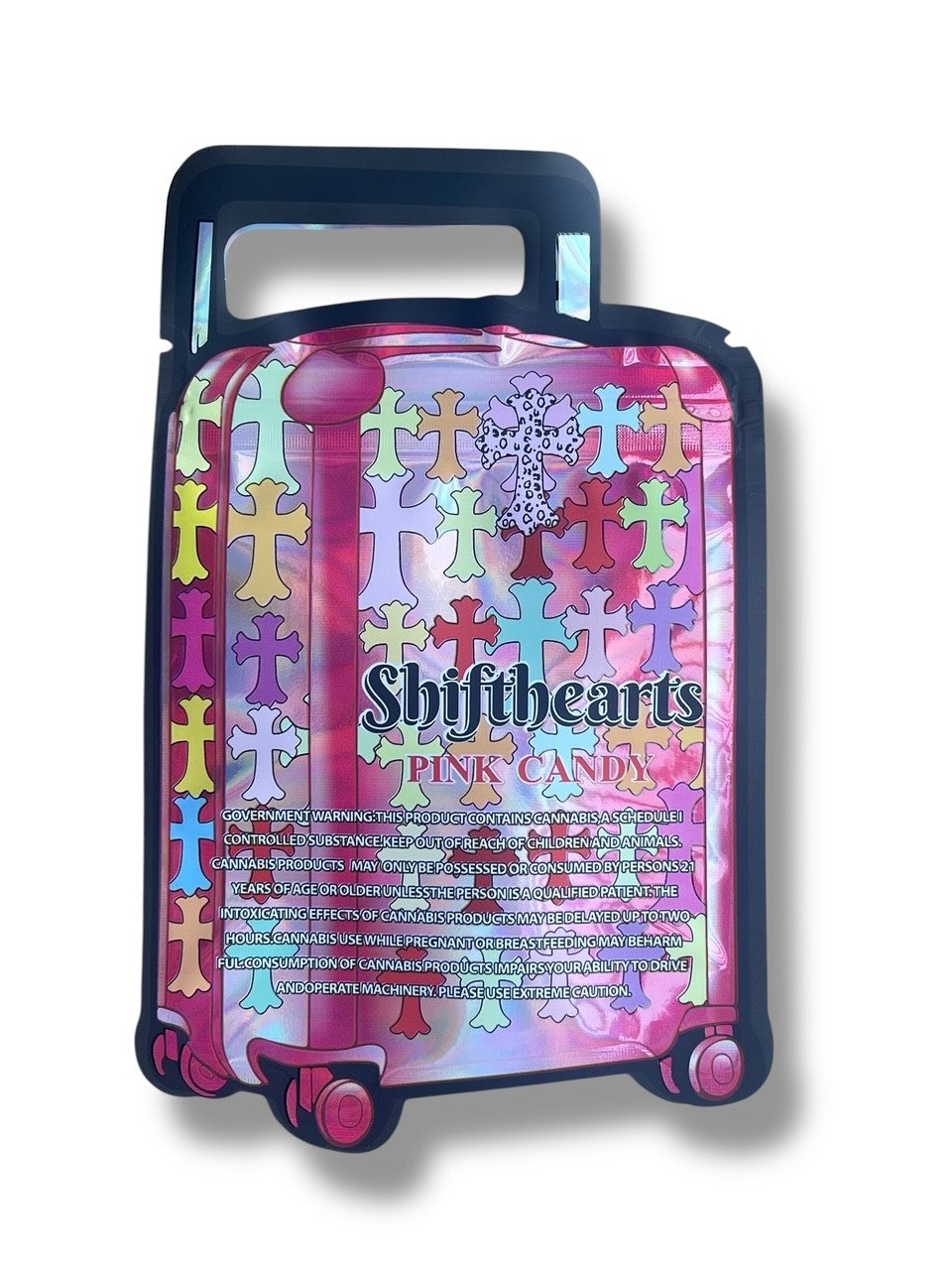 Pink Candy Shift Hearts Gear Shifters Ice T Gelato 3.5g Mylar Bag- Packaging Only