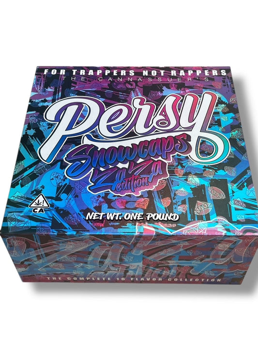 Persy Snowballs Zaza Edition 16-1oz Glass Jars - Varity Pack 16 Flavors in box 1-pound empty jars