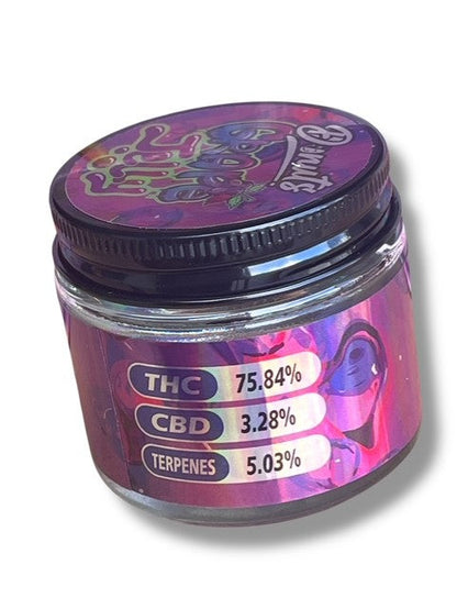 Donuts 1oz Glass Jars - Varity Pack 16 Strains in box Empty Jars