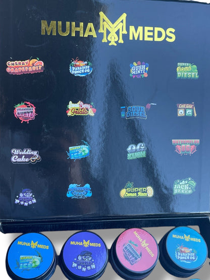 Muhameds Variety Pack 16-1oz Jars in a box Live Resin (wax)