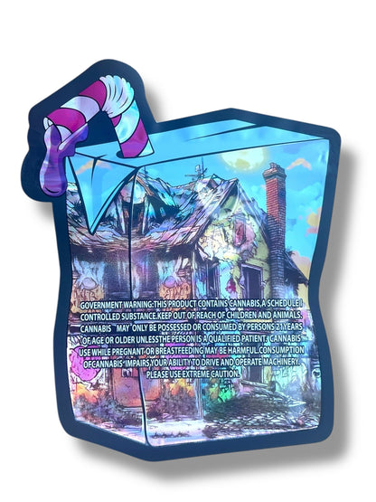 Blue Lobster Portland Piss Packz 3.5g Mylar Bag- Packaging Only Juice box