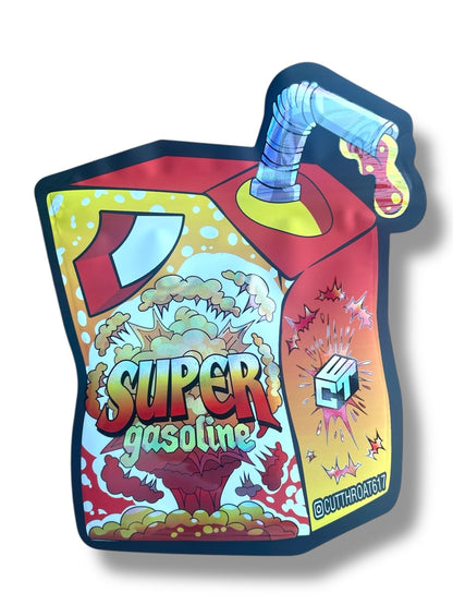 Super Gasoline 3.5g Mylar Bag- Packaging Only Juice box