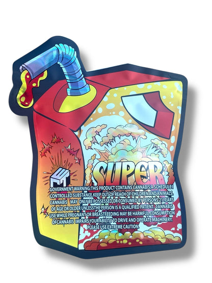 Super Gasoline 3.5g Mylar Bag- Packaging Only Juice box