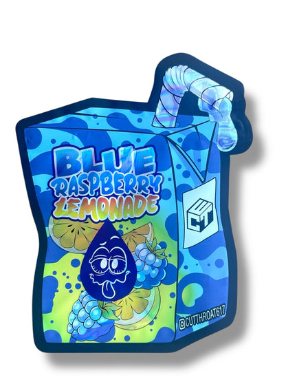 Blue Raspberry Lemonade 3.5g Mylar Bag- Packaging Only Juice box