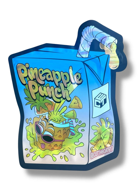 Pineapple Punch 3.5g Mylar Bag- Packaging Only Juice box - Black Unicorn Hub