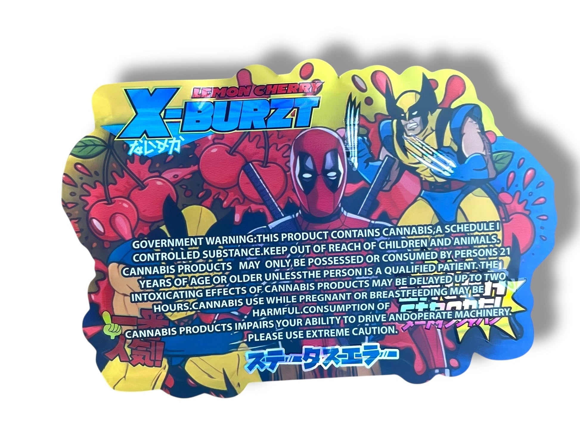 Kandy Depo X Burzt Lemon Cherry 3.5g Mylar Bag- Packaging Only