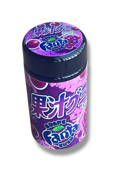 100 ML Black UV Miron glass jars 3.5g-7g Grape Fanta Kush