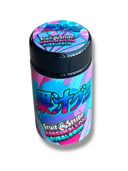 100 ML Black UV Miron glass jars 3.5g-7g Fruit Stripe Marshmallow Bubble Gum